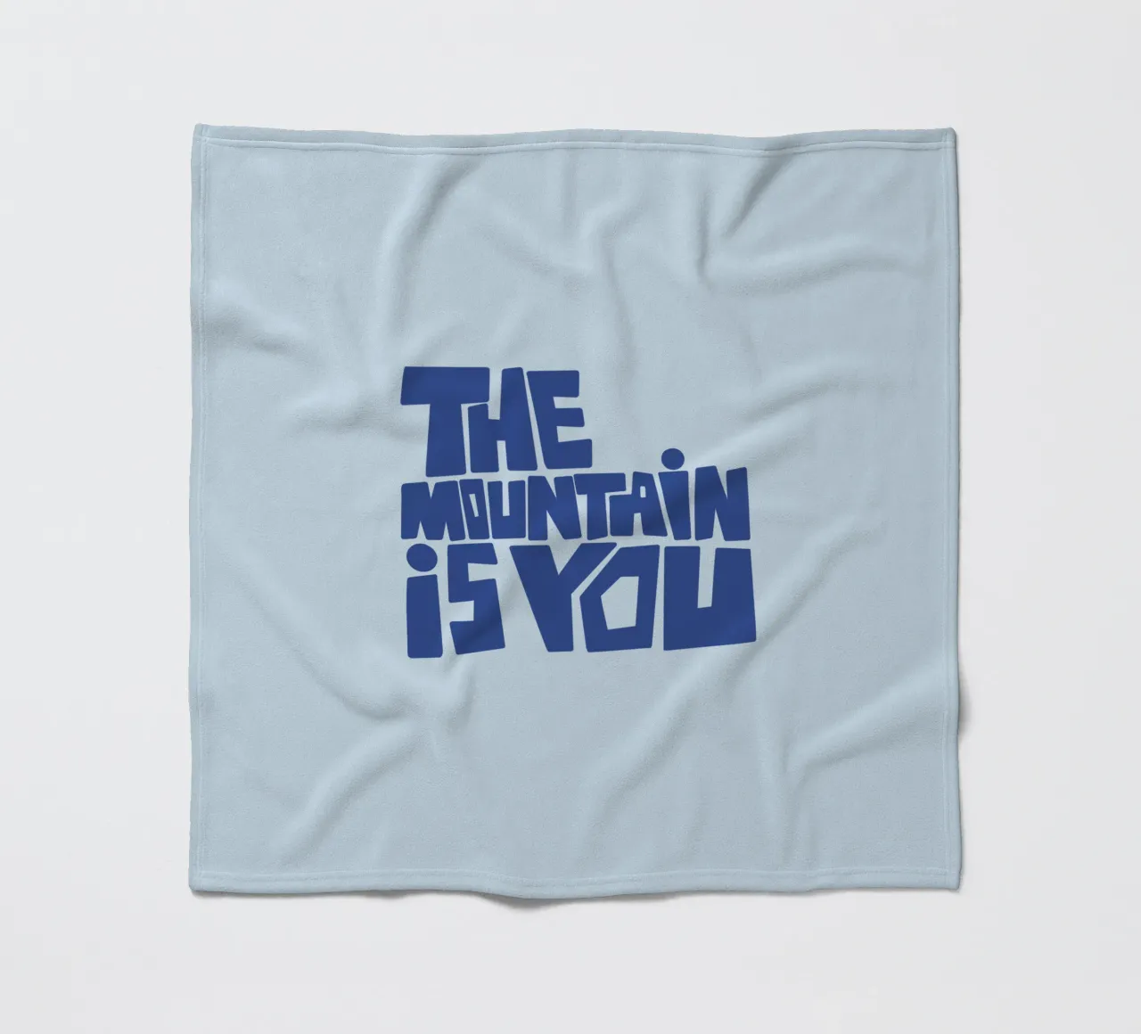 The mountain is you coperta in pile da beanieontheroad