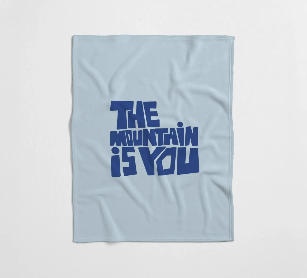 The mountain is you coperta in pile da beanieontheroad