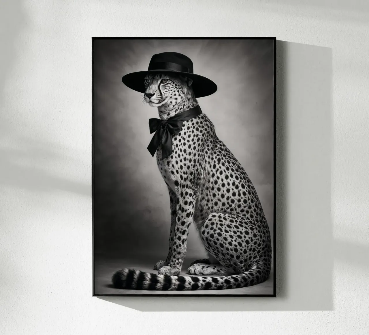 Moda in bianco e nero Leopard plexiglass da IamHomeDesigns