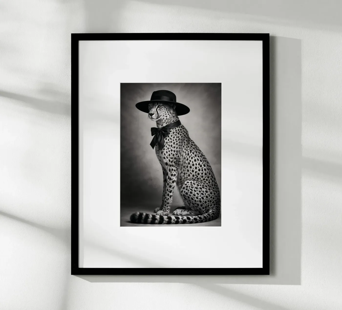 Moda in bianco e nero Leopard poster da IamHomeDesigns