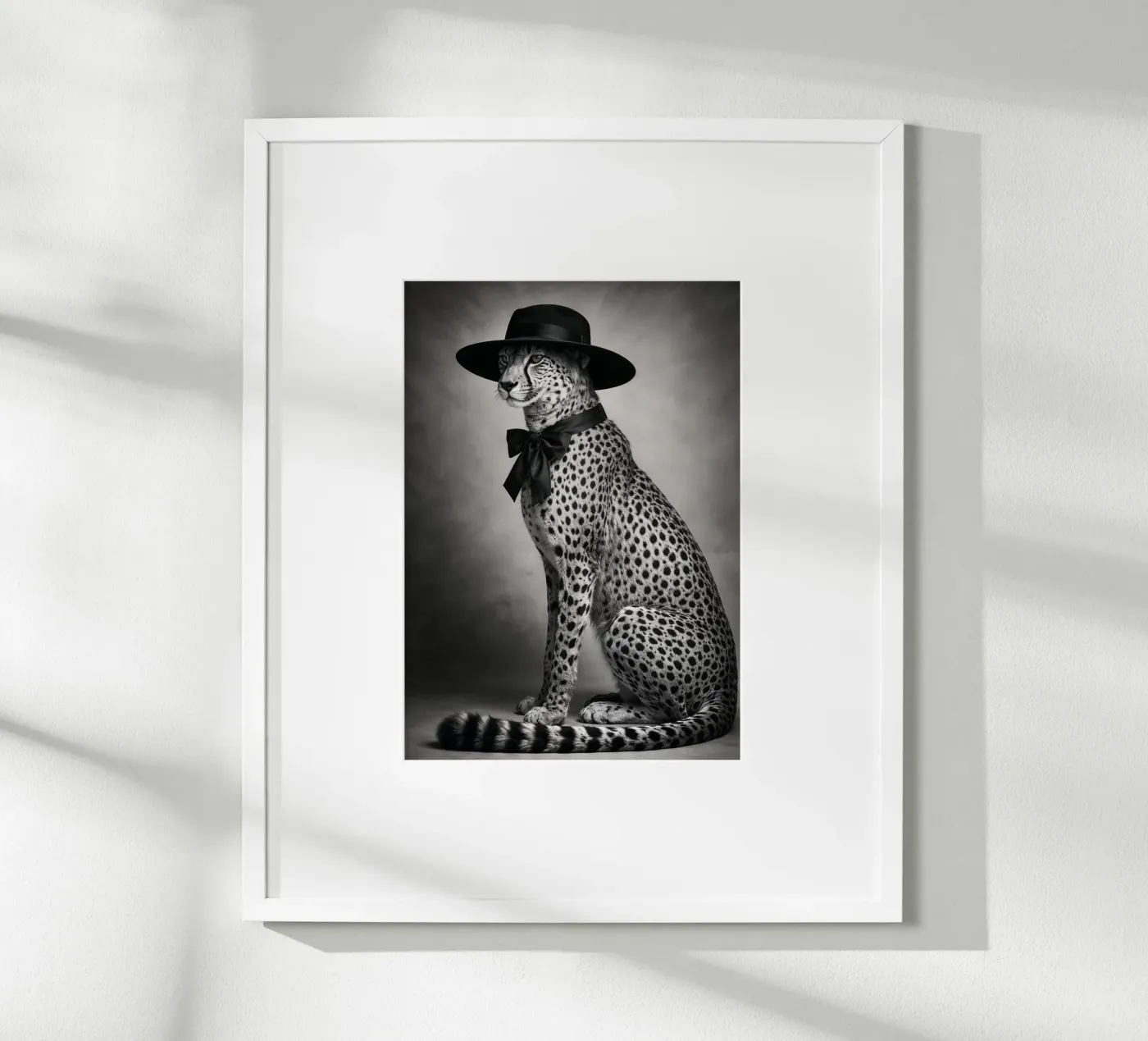 Moda in bianco e nero Leopard poster da IamHomeDesigns