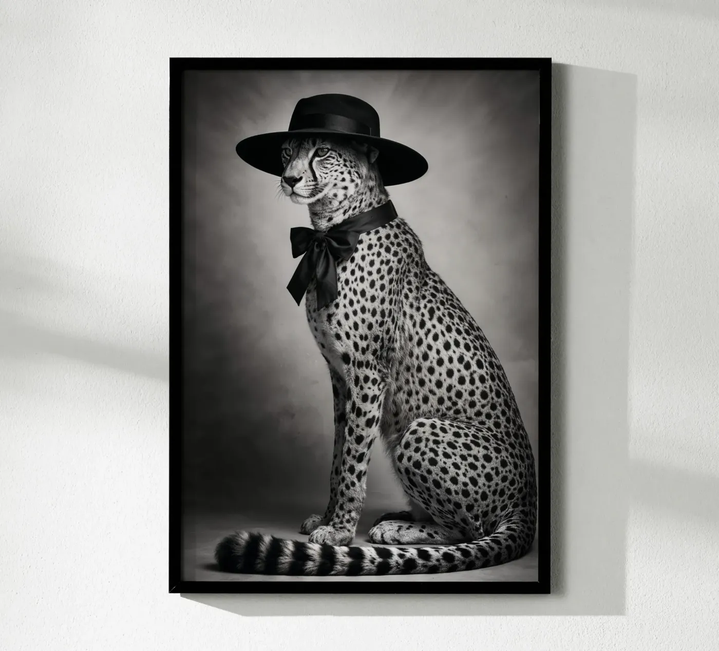 Moda in bianco e nero Leopard poster da IamHomeDesigns