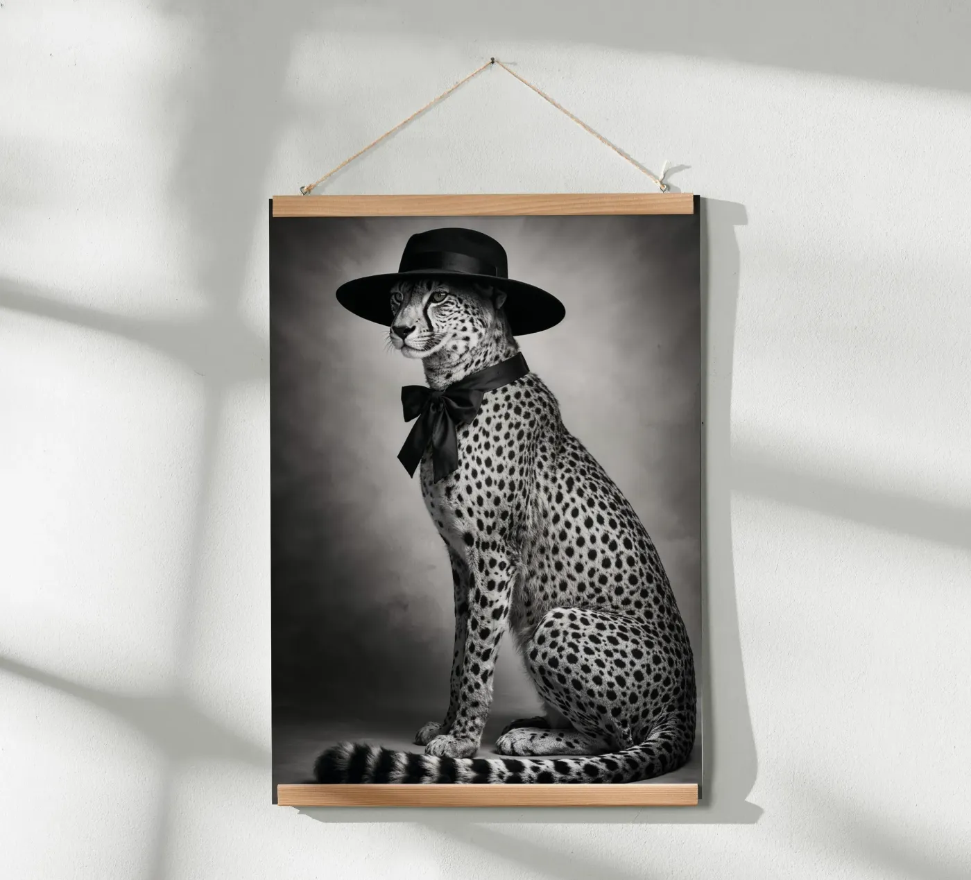 Moda in bianco e nero Leopard poster da IamHomeDesigns