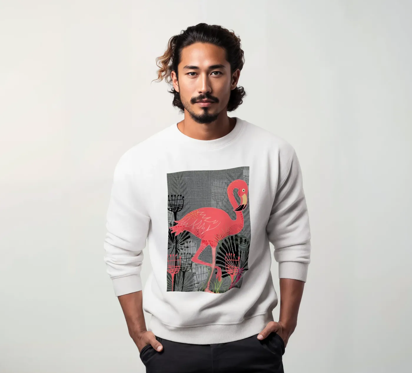Flamingo felpa da Rocket68
