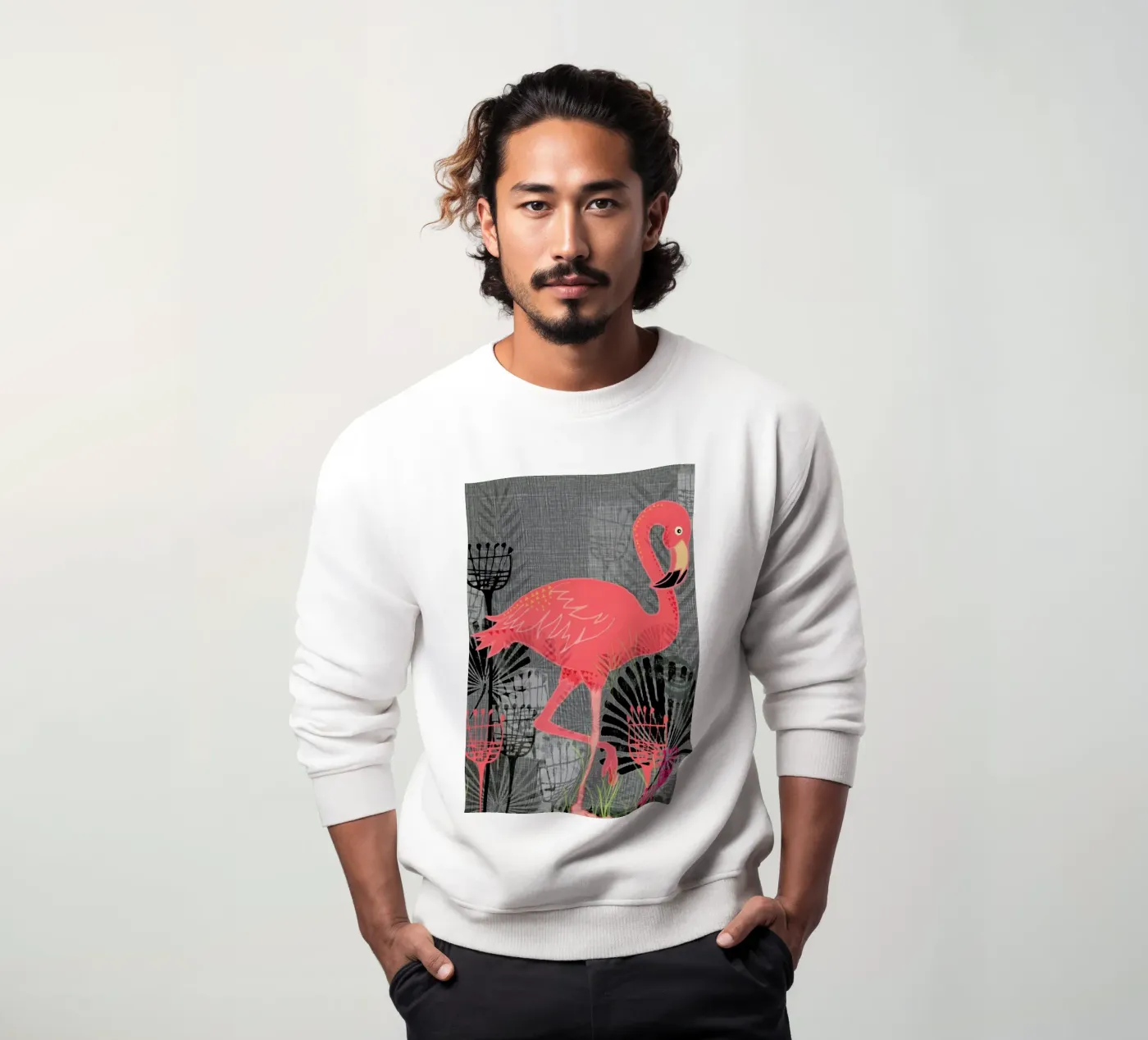 Flamingo felpa da Rocket68