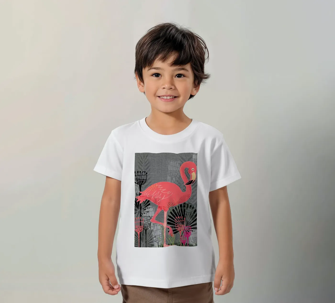 Flamingo t-shirt bambini da Rocket68
