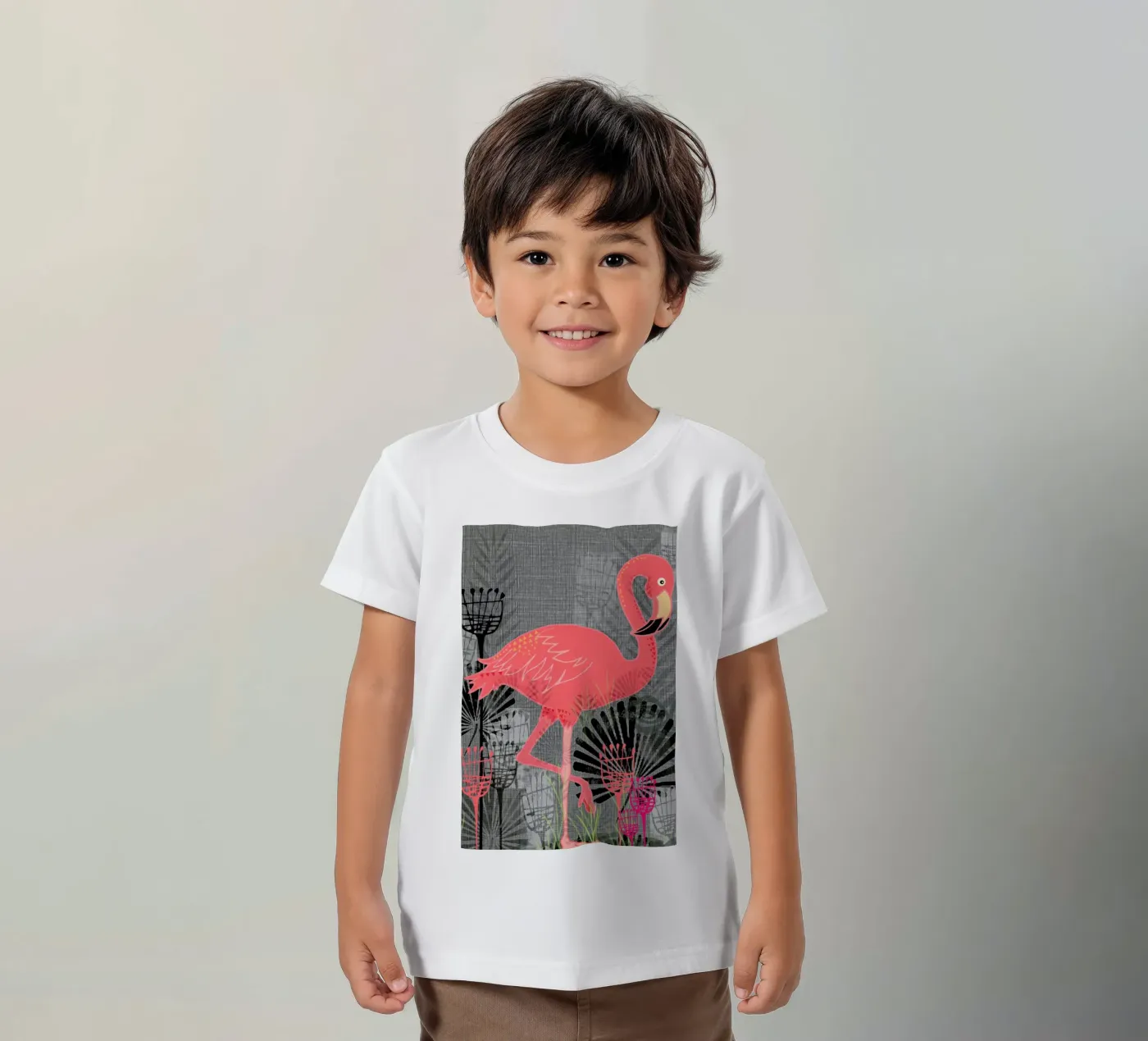 Flamingo t-shirt bambini da Rocket68