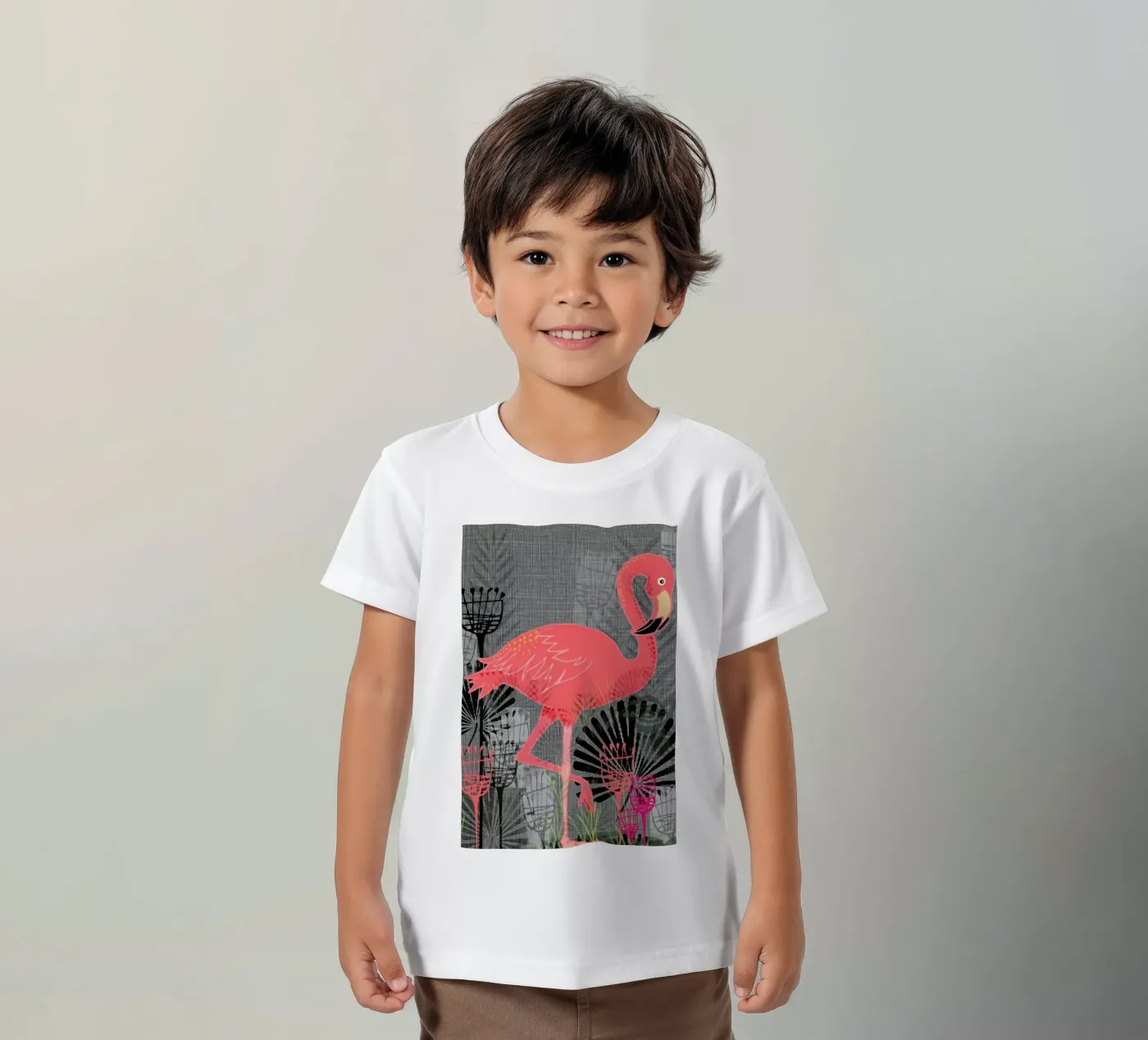 Flamingo t-shirt bambini da Rocket68