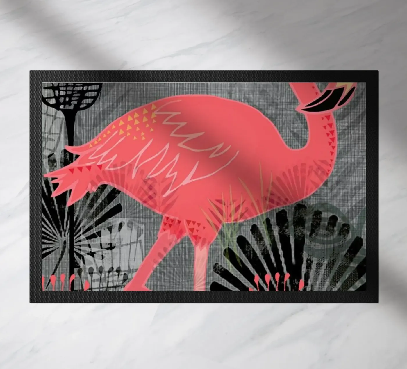 Flamingo paillasson de Rocket68