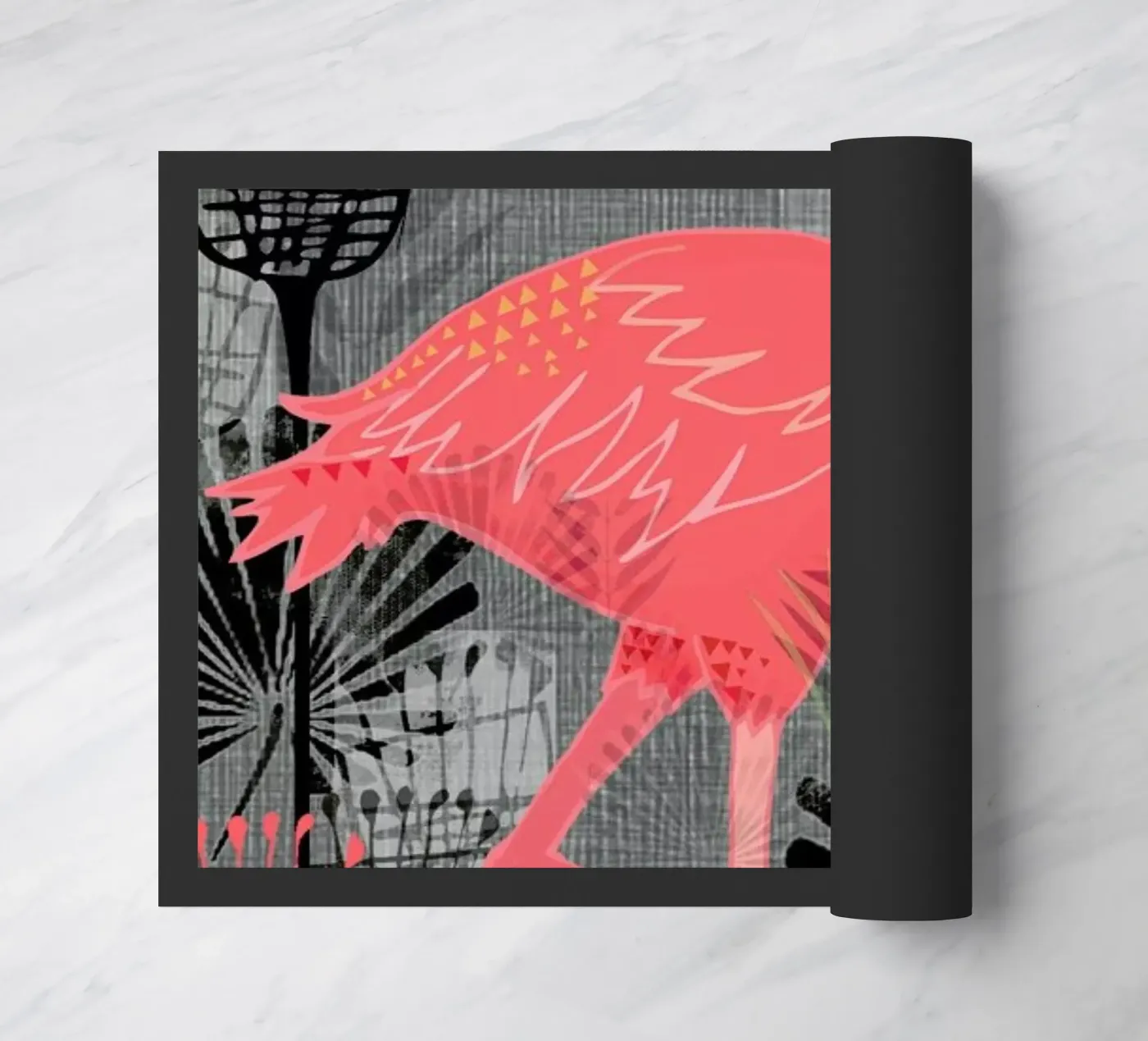 Flamingo paillasson de Rocket68