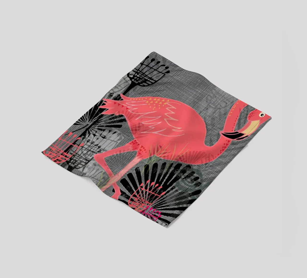 Flamingo Fleecedecke von Rocket68