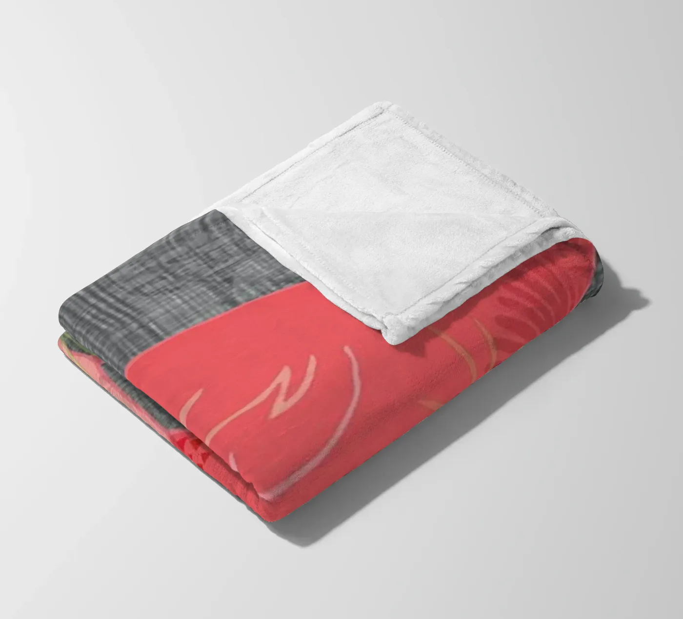 Flamingo fleece blanket by Rocket68