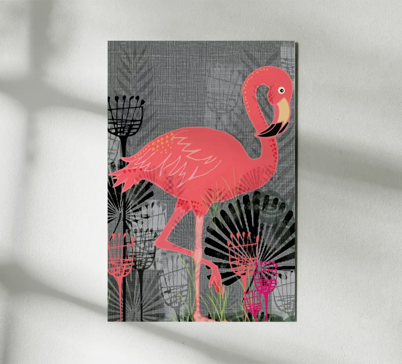 Flamingo alluminio dibond da Rocket68