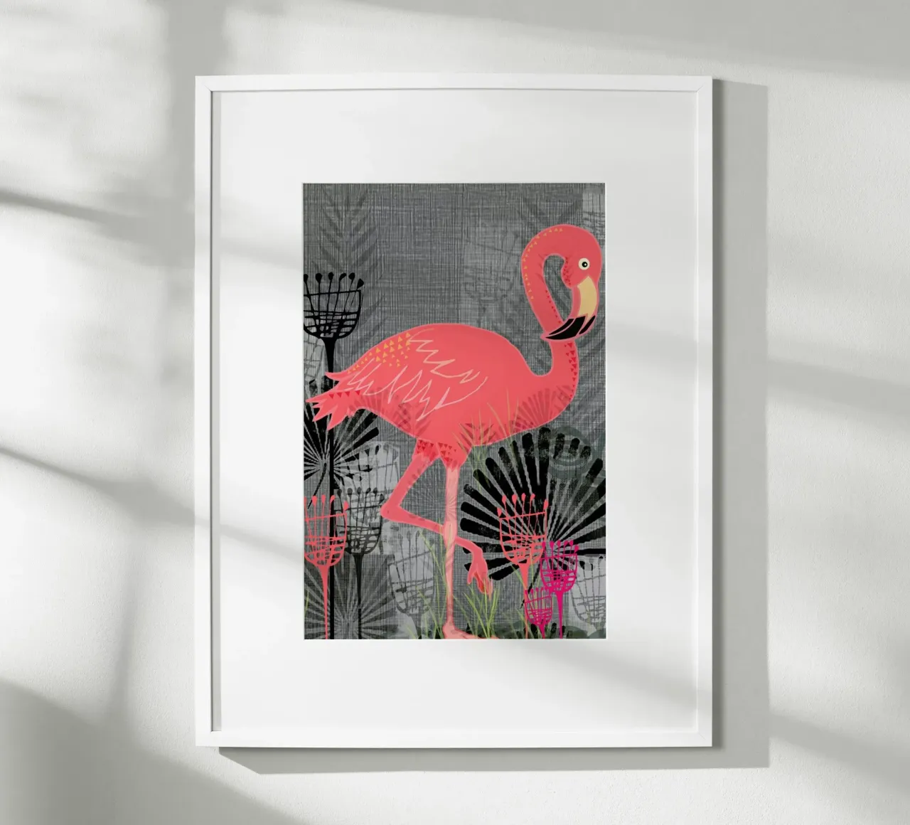 Flamingo carta hahnemühle da Rocket68