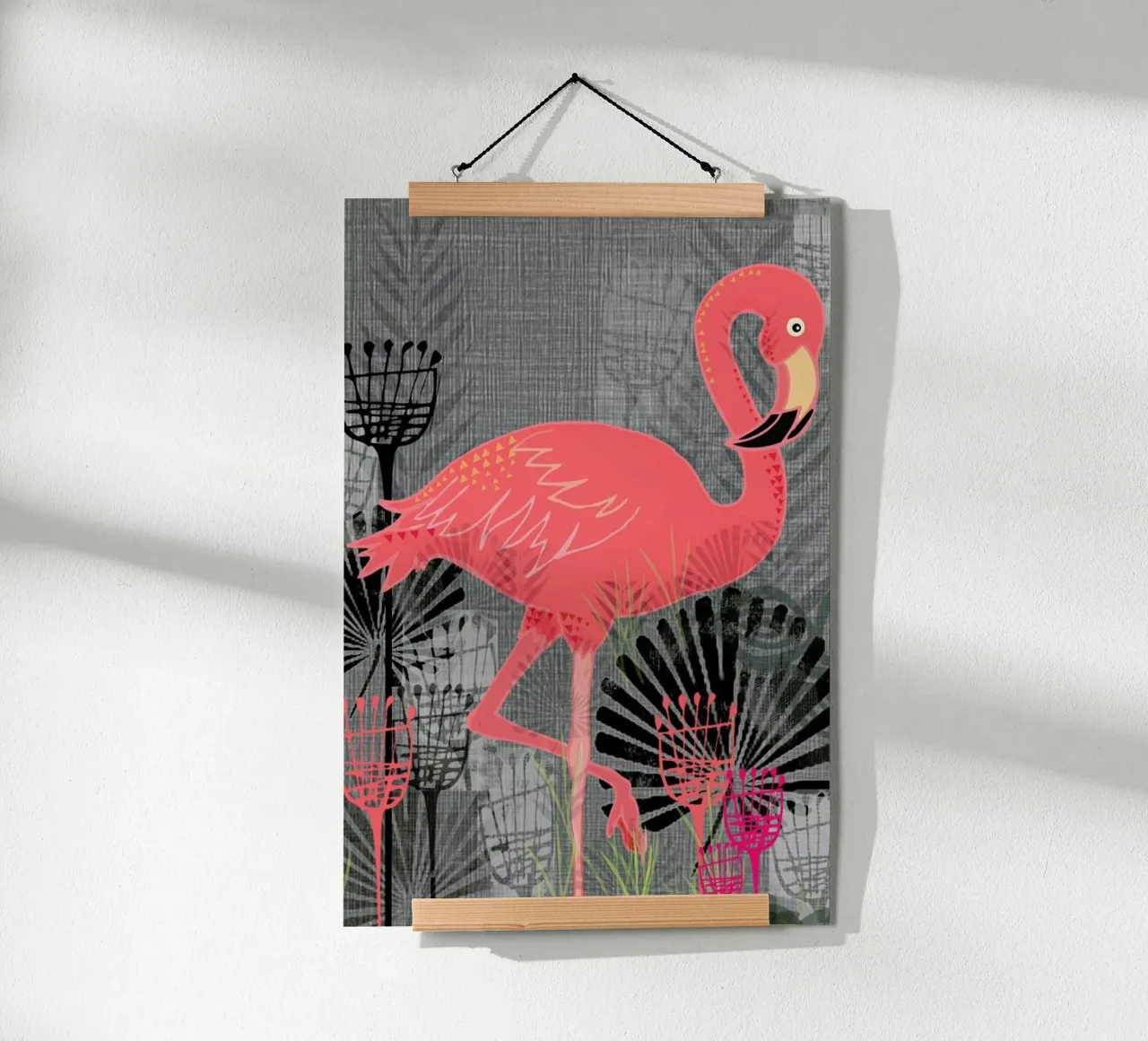 Flamingo carta hahnemühle da Rocket68
