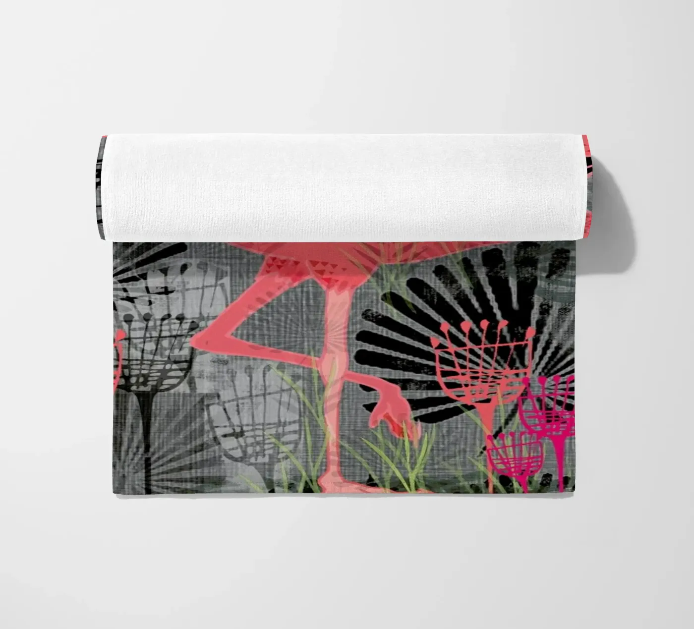 Flamingo strandhanddoek van Rocket68