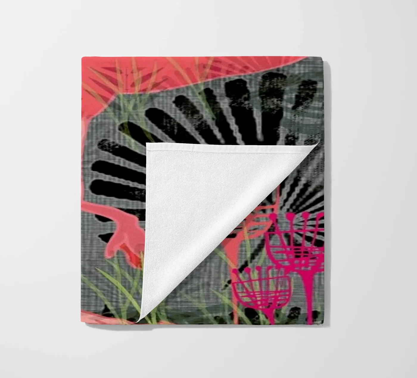 Flamingo strandhanddoek van Rocket68