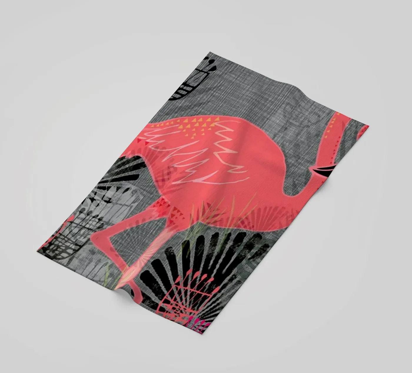 Flamingo strandhanddoek van Rocket68