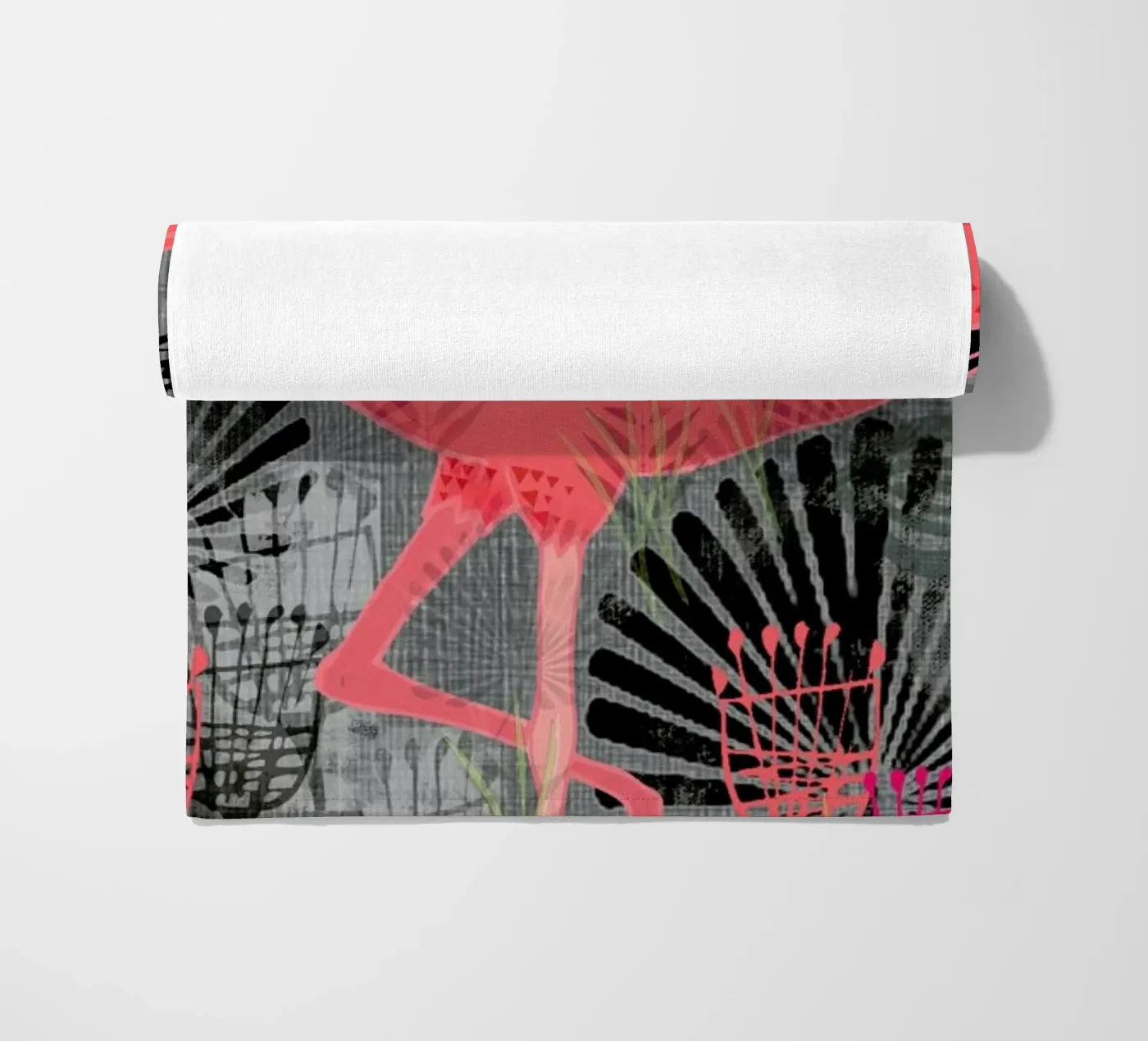 Flamingo strandhanddoek van Rocket68