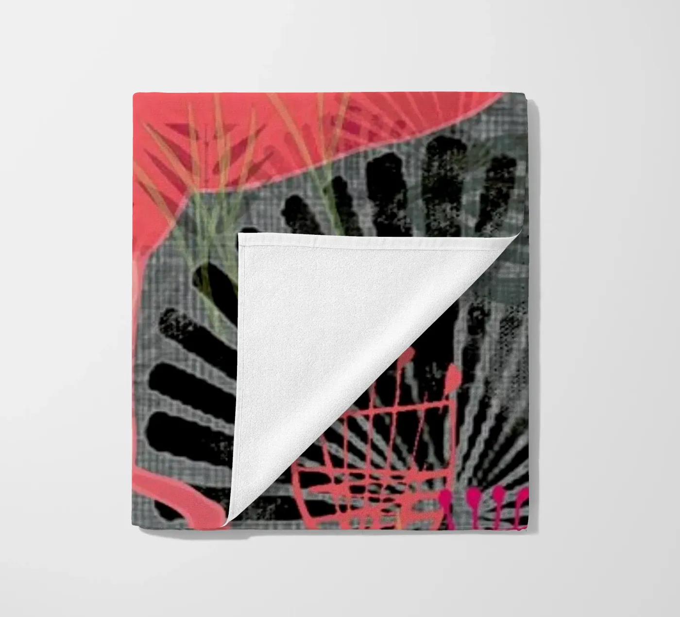 Flamingo strandhanddoek van Rocket68