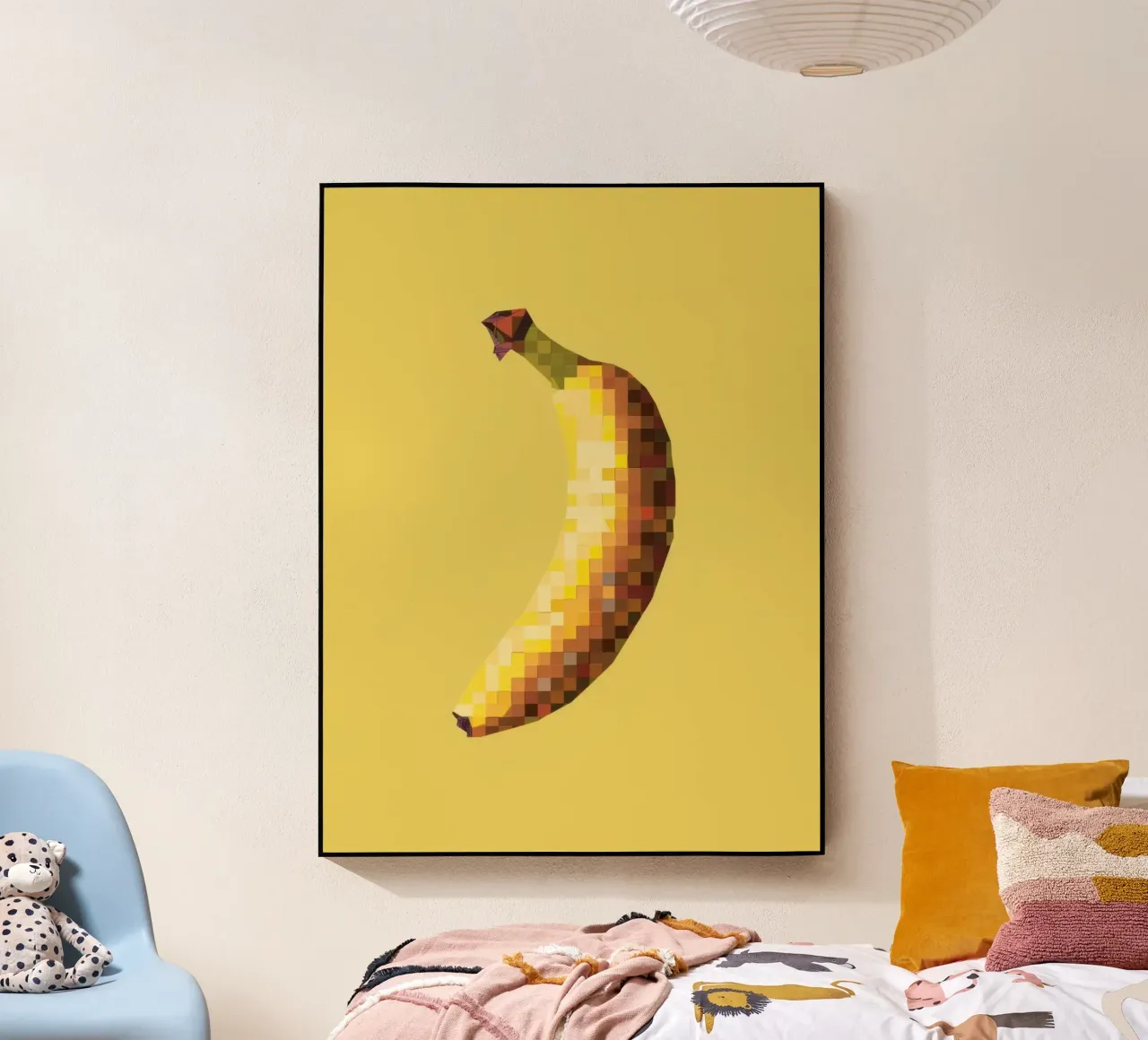 Pixel Banana plexiglass da michi