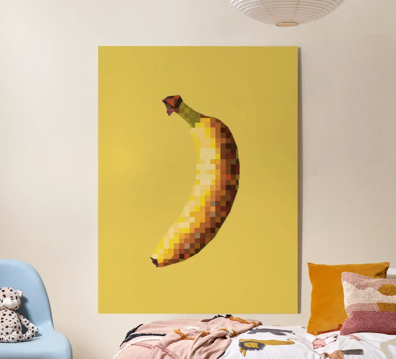 Pixel Banana plexiglass da michi