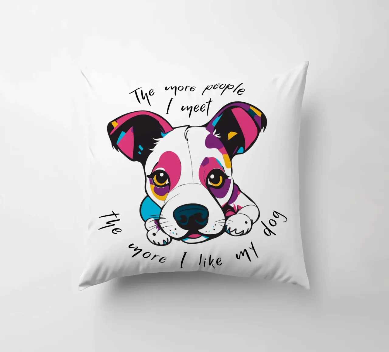 Più persone incontro e più mi piace il mio cane cuscino da xotiko