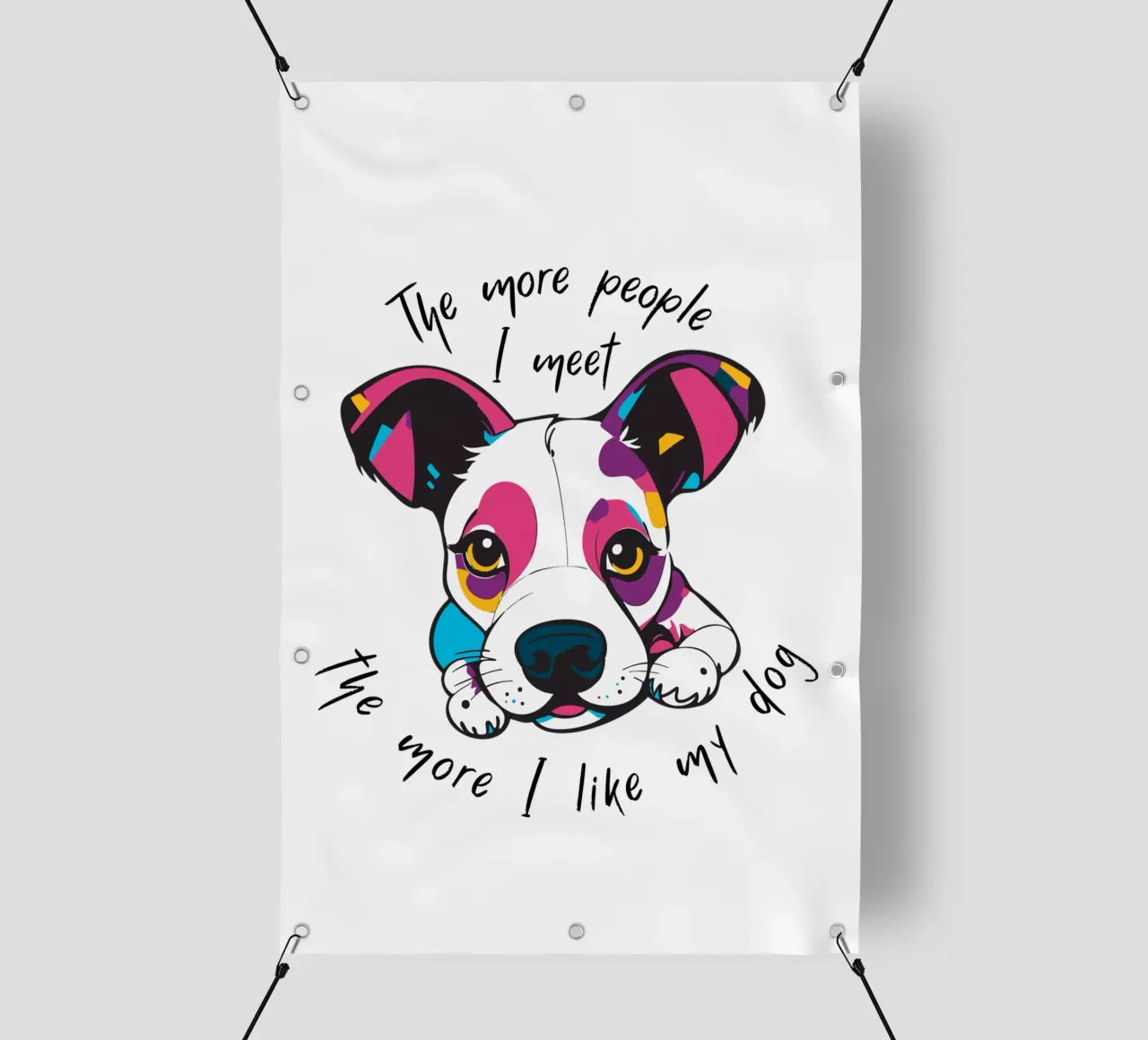 Più persone incontro e più mi piace il mio cane telo in pvc da xotiko