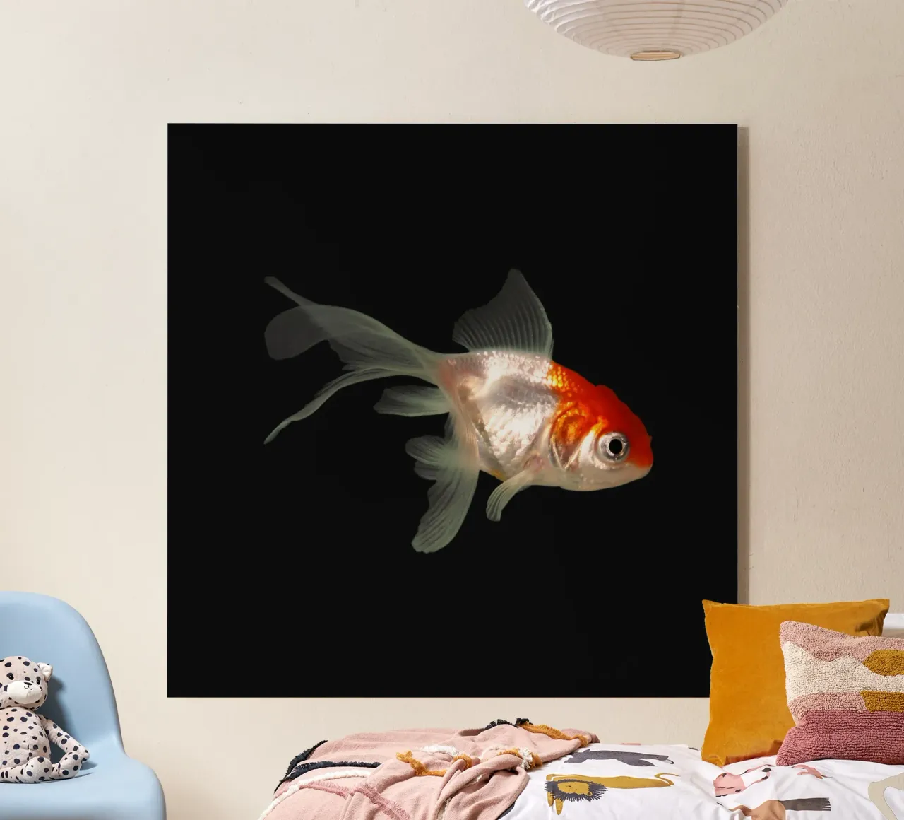 Goldfisch acrylic glass by Sandra Brill