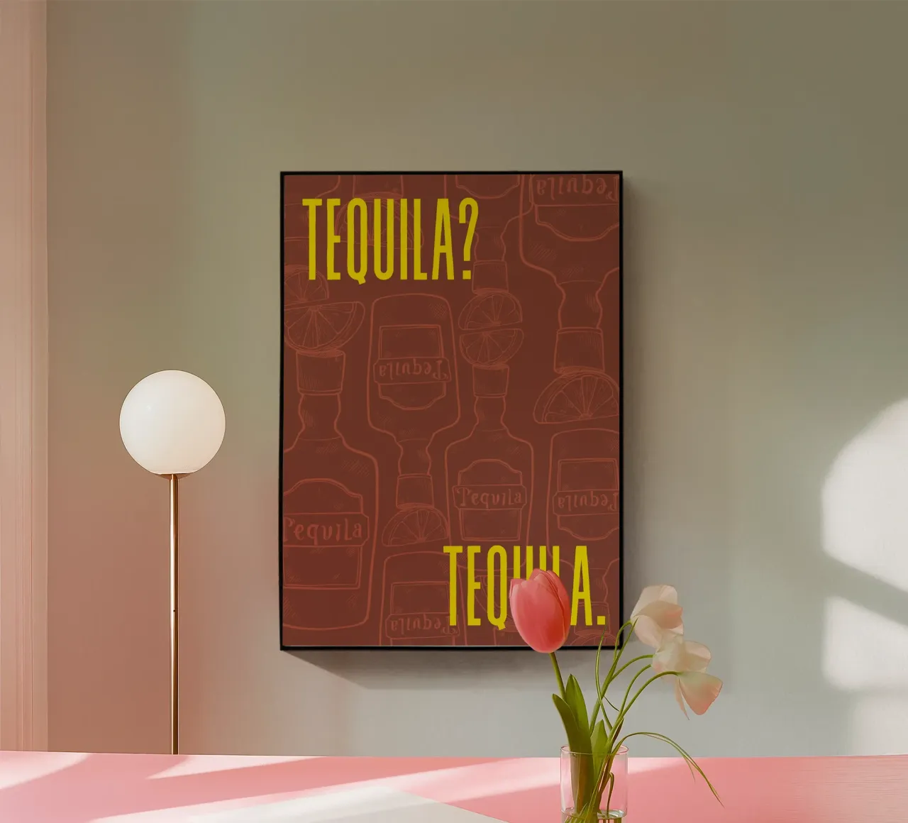 Tequila? Tequila. plexiglass da PurePeachCleanLine