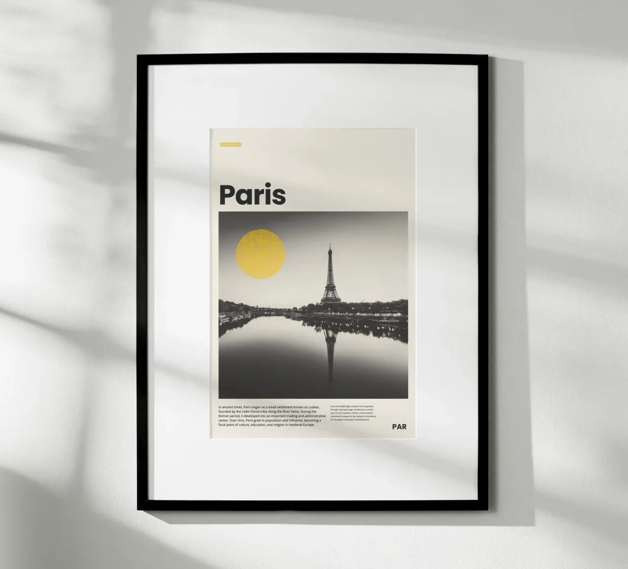 Paris poster da PurePeachFotografie