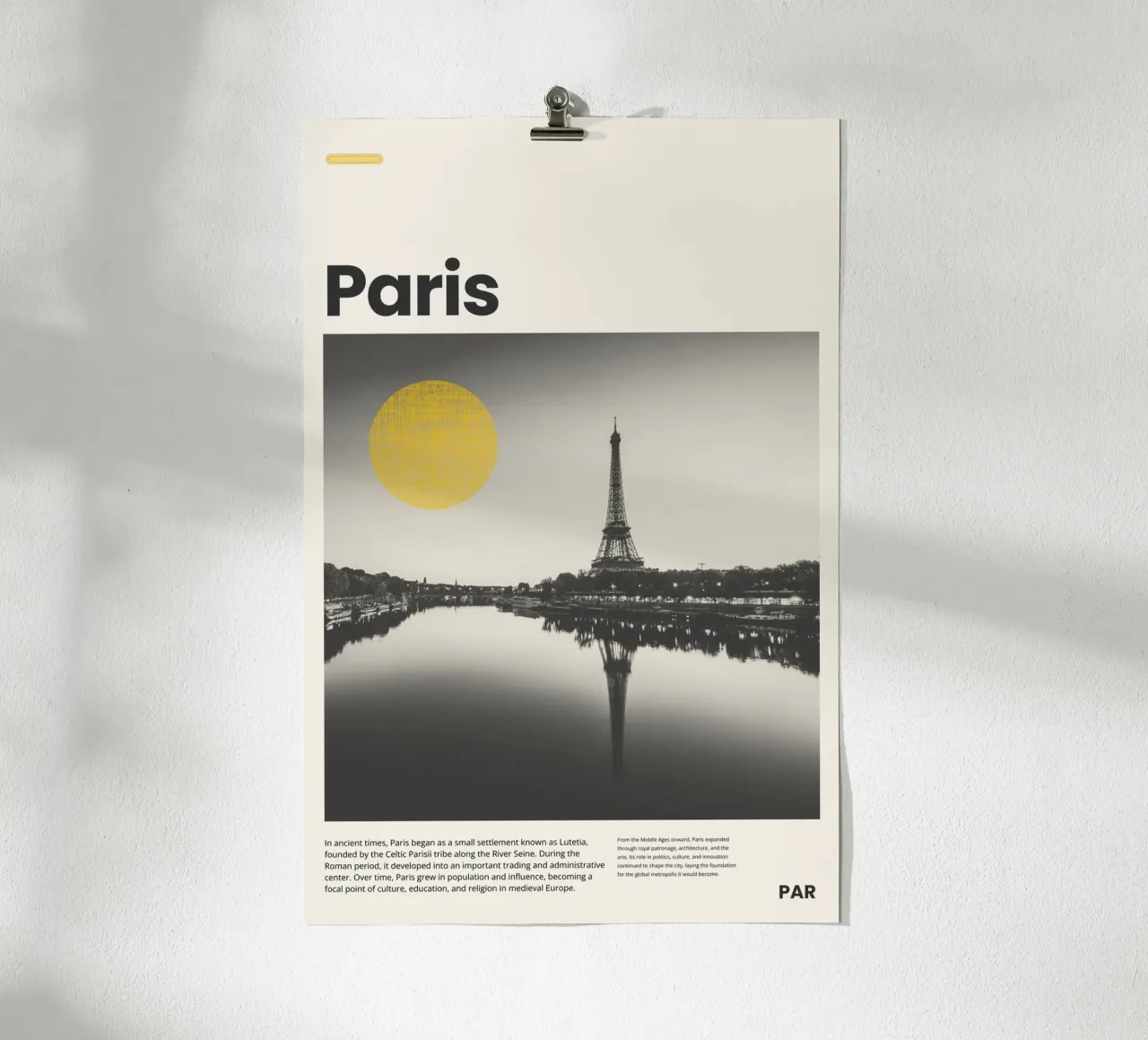 Paris poster da PurePeachFotografie