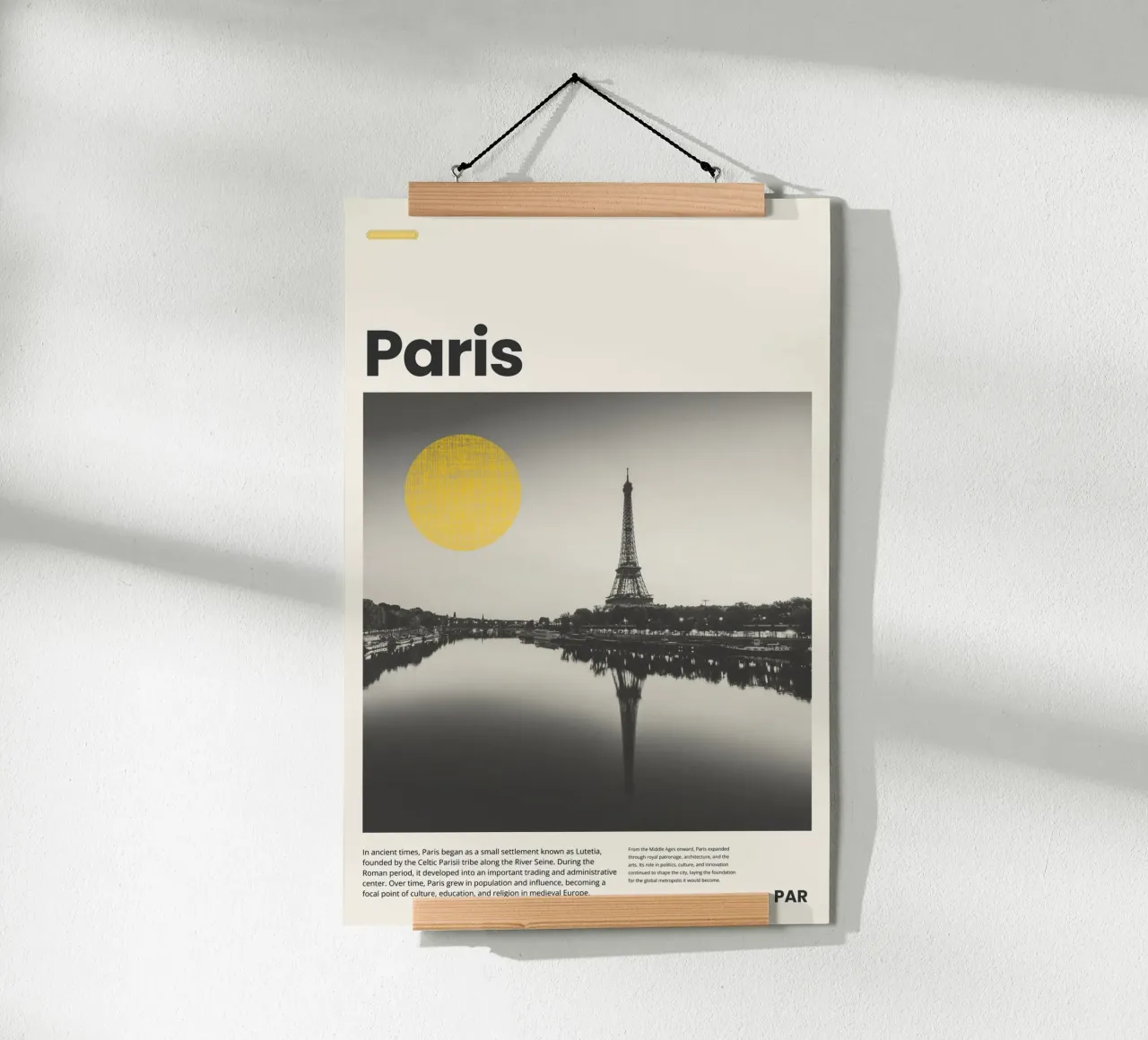 Paris poster da PurePeachFotografie