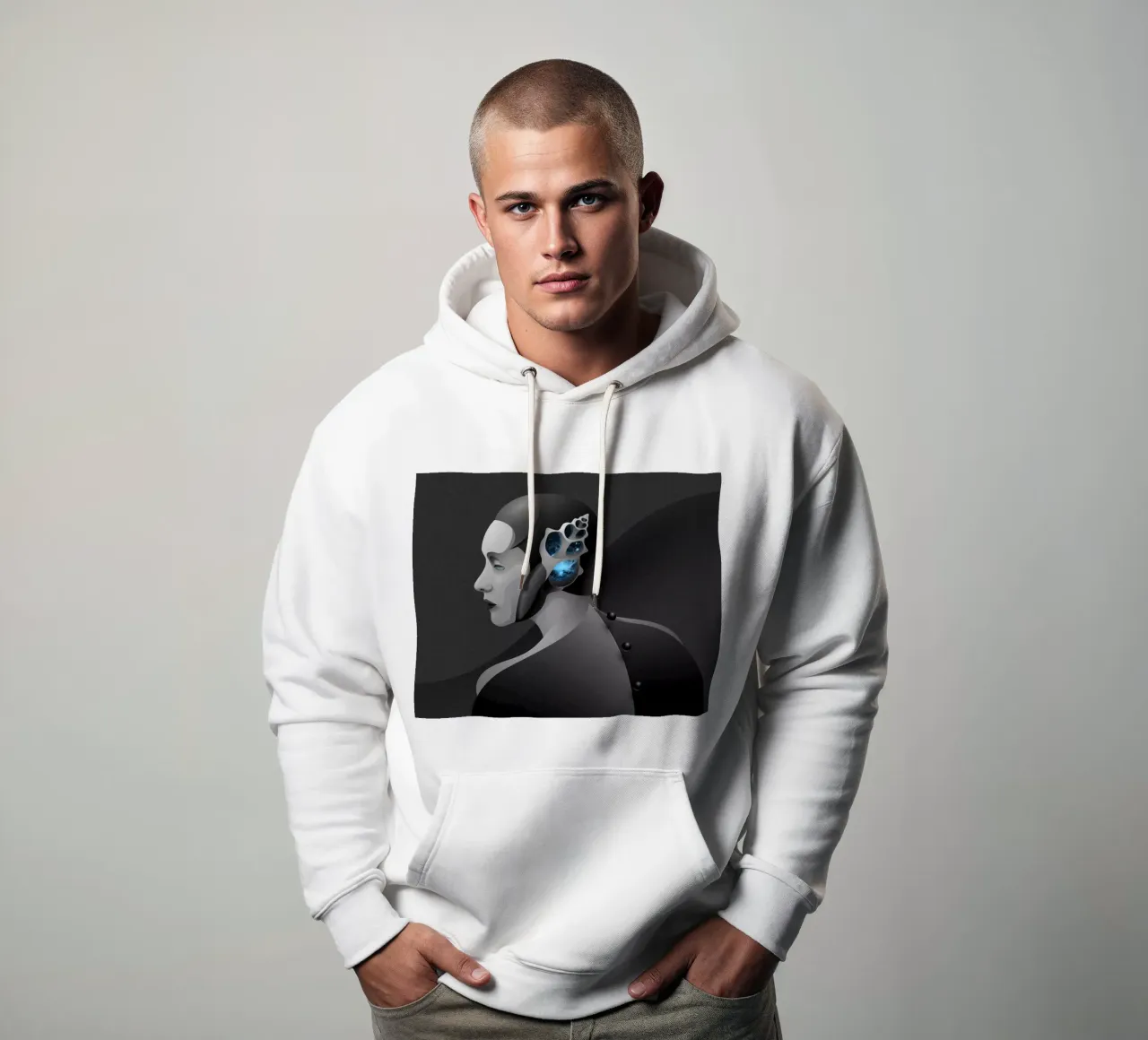 Spatium cantat (newt6) felpa con cappuccio da curve_tamer