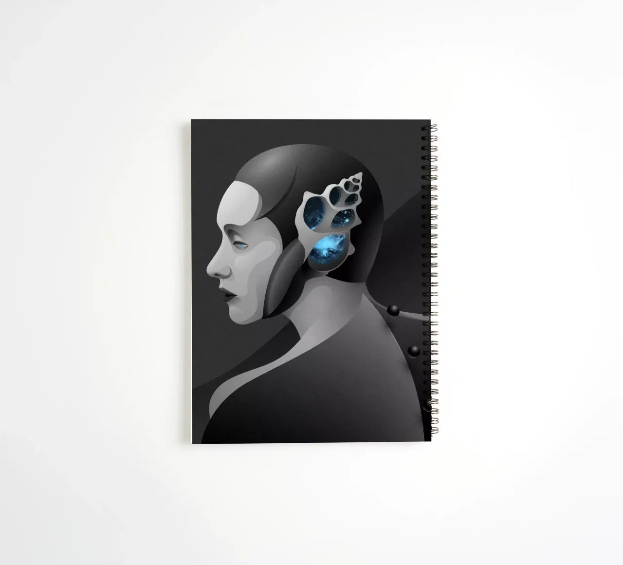 Spatium cantat (newt6) spiral notebook by curve_tamer
