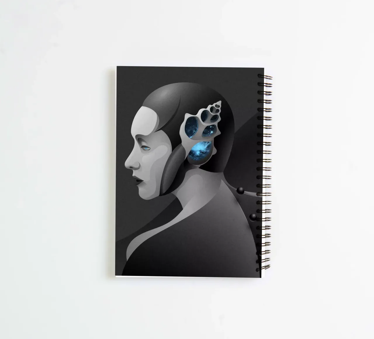 Spatium cantat (newt6) spiral notebook by curve_tamer
