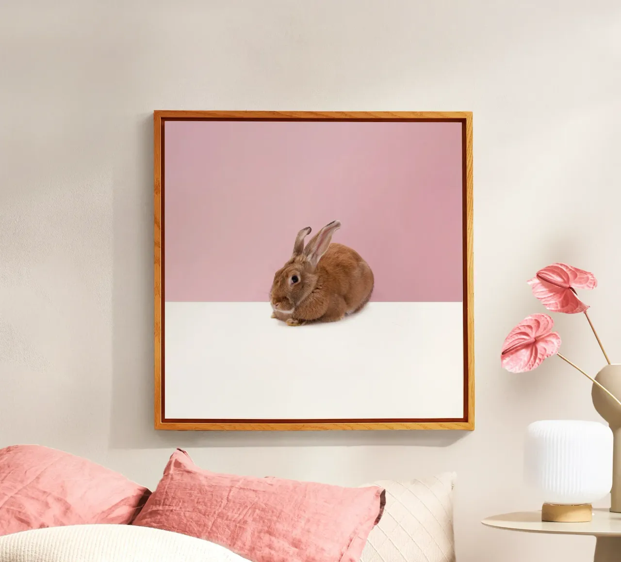 The rabbit plexiglass da Sandra Brill