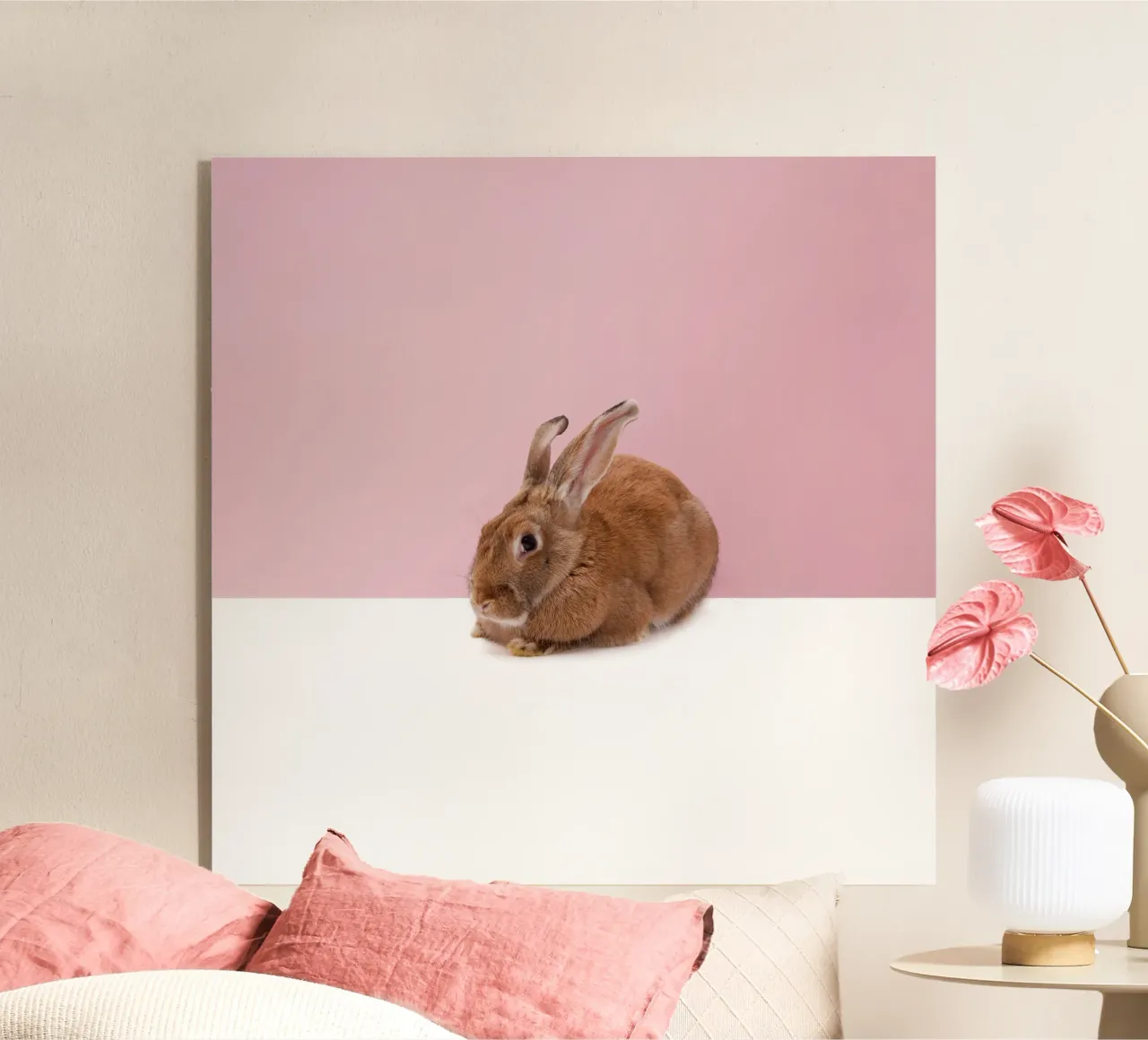 The rabbit plexiglass da Sandra Brill