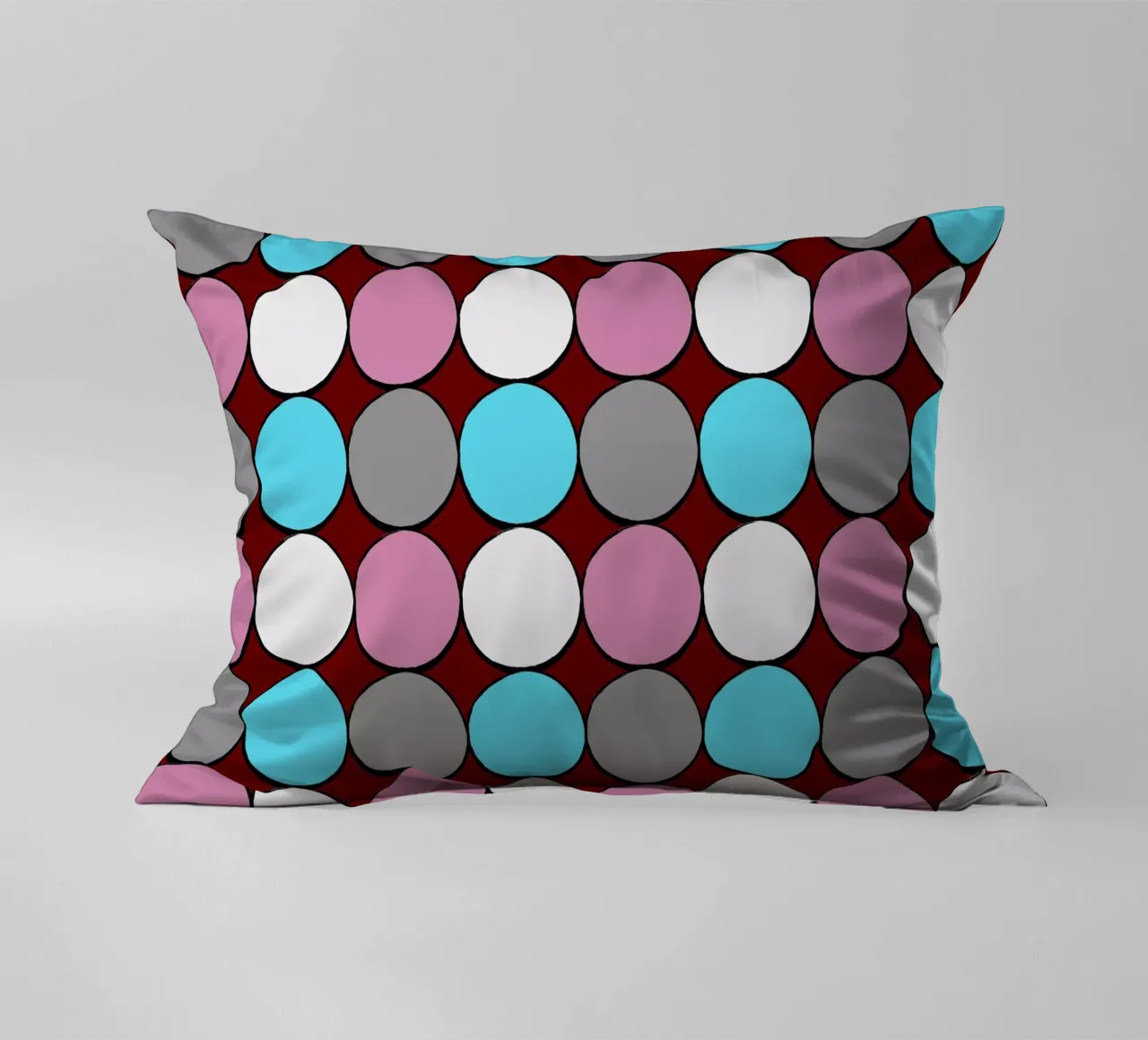 retro polka dot design cuscino da good-vibes