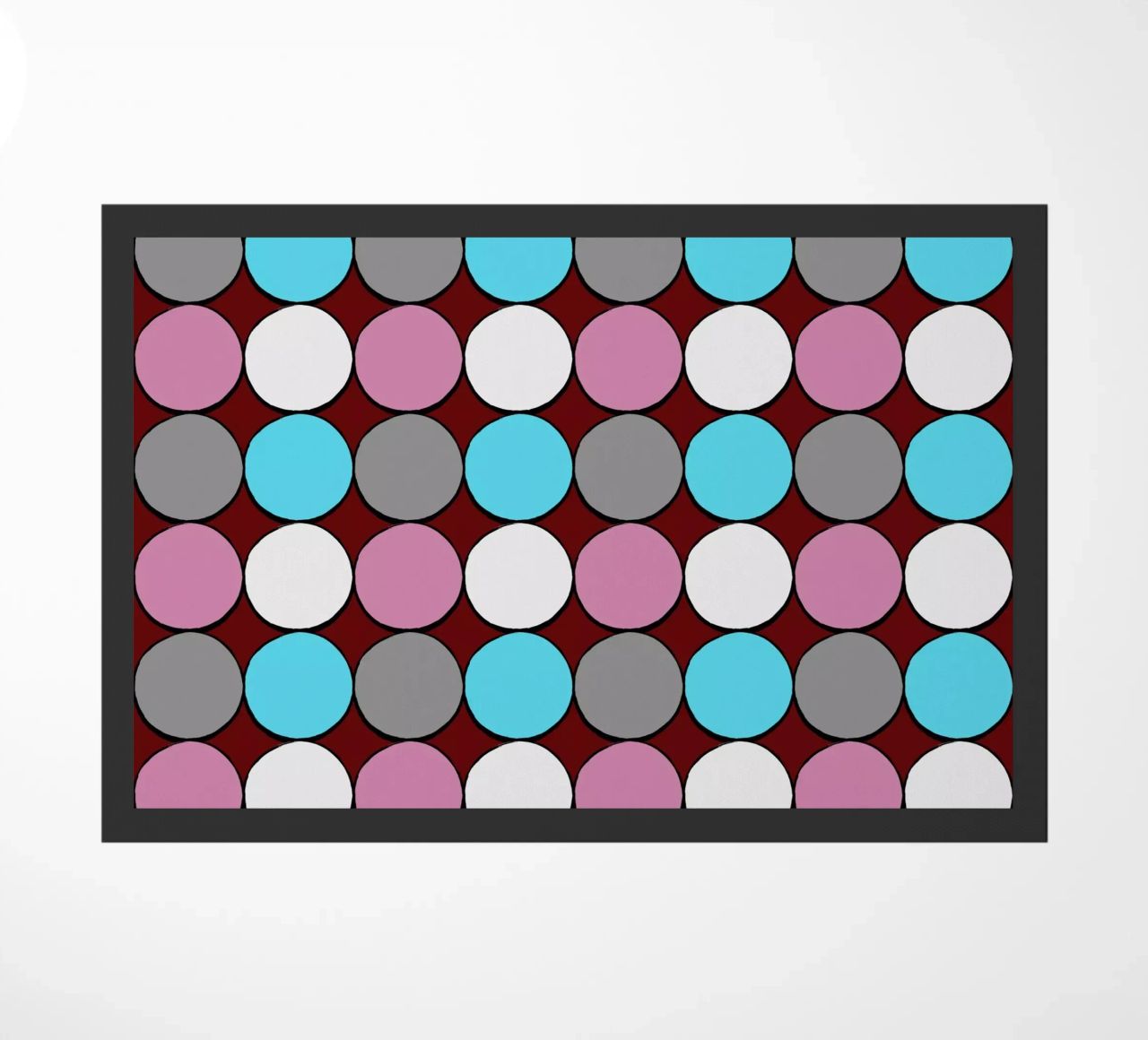retro polka dot design zerbino da good-vibes