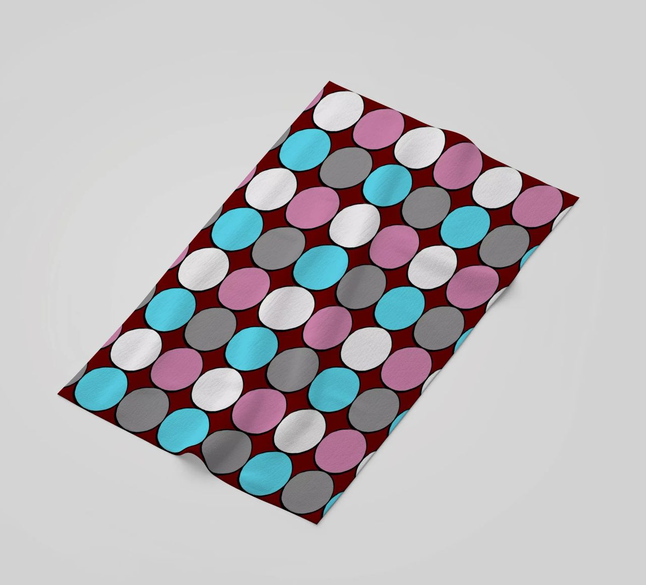 retro polka dot design telo mare da good-vibes