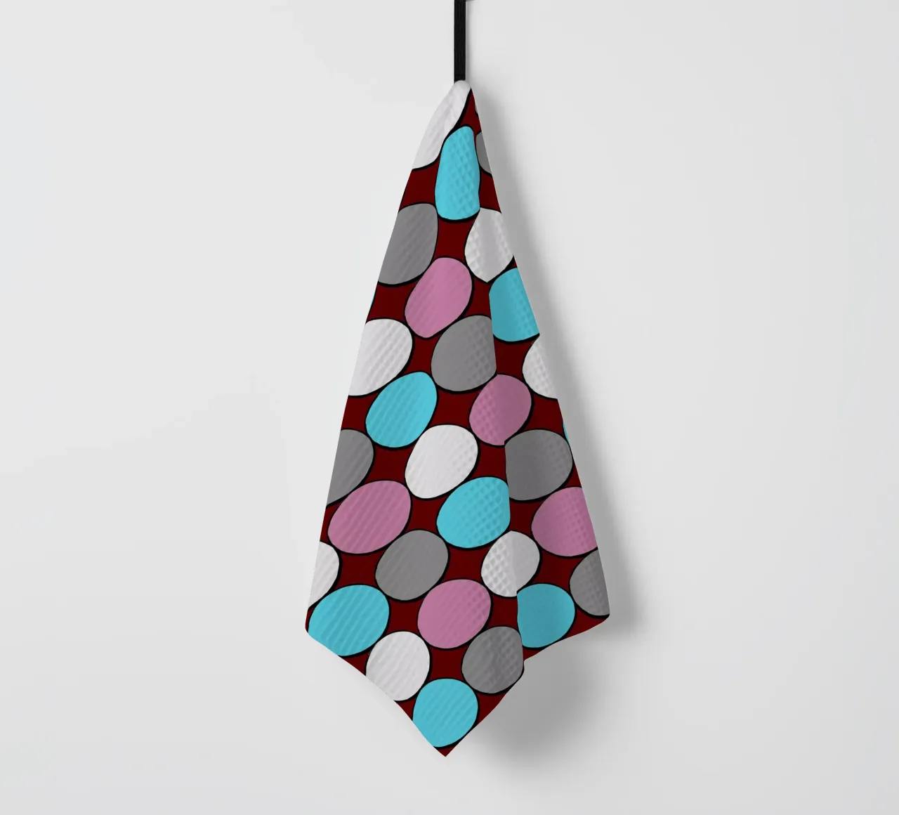 retro polka dot design canovaccio da cucina da good-vibes