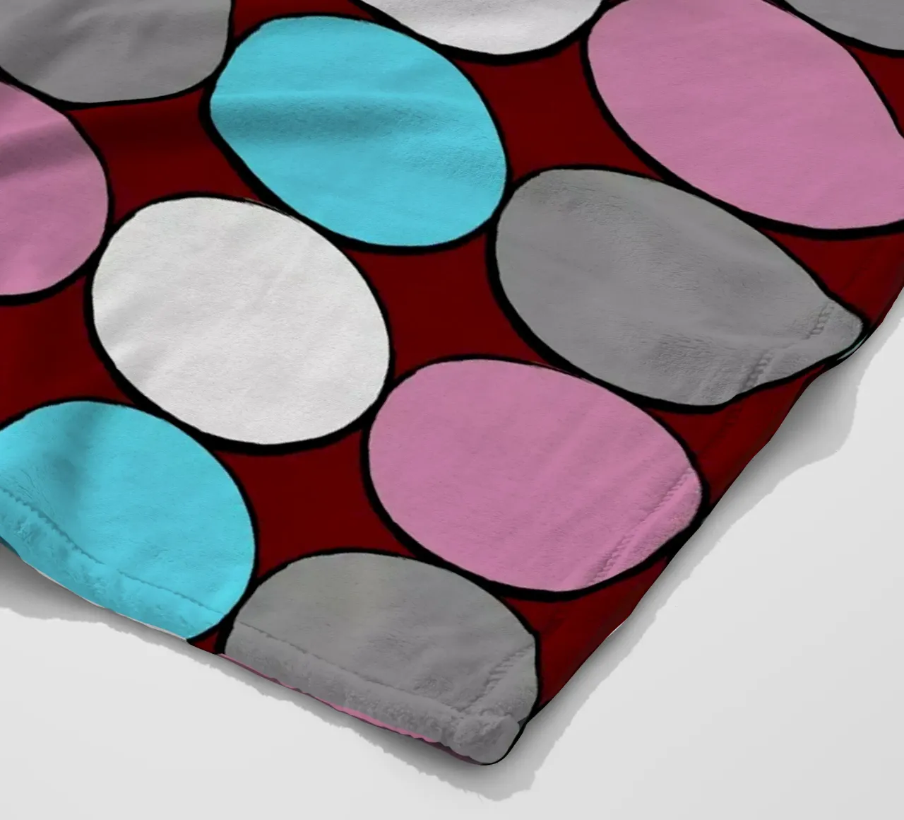 retro polka dot design coperta in pile da good-vibes