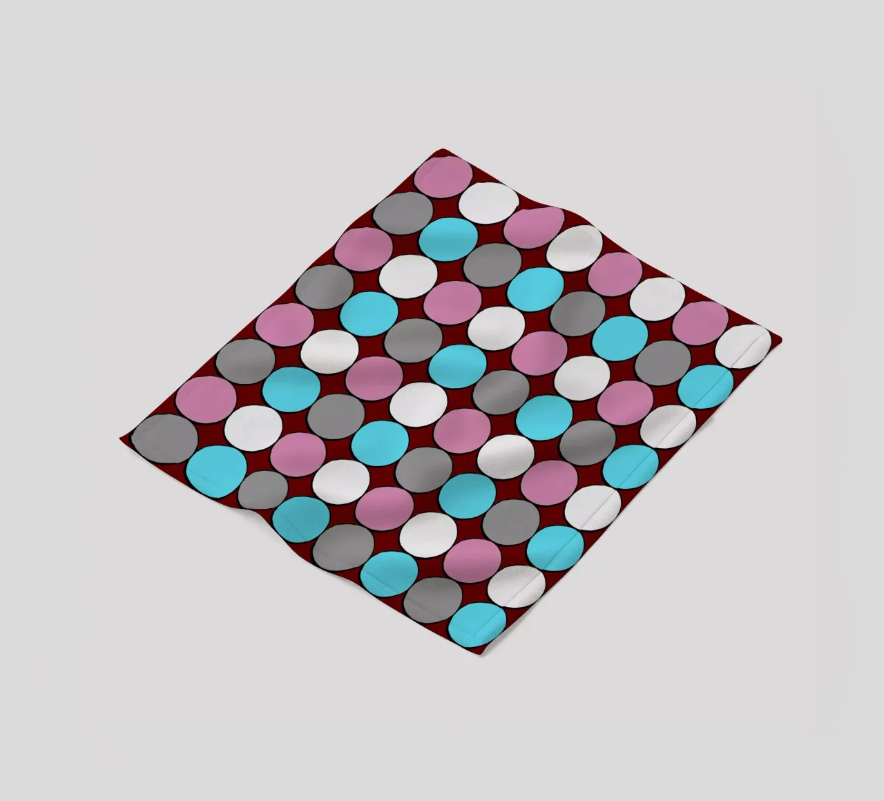 retro polka dot design coperta in pile da good-vibes