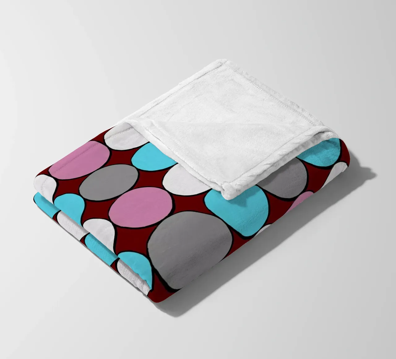 retro polka dot design coperta in pile da good-vibes