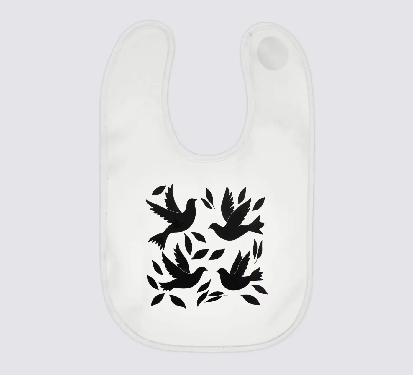 Peace Doves Design Pattern Babylätzchen von Autofocus