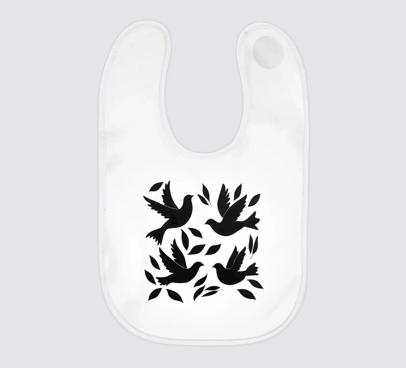 Peace Doves Design Pattern Babylätzchen von Autofocus