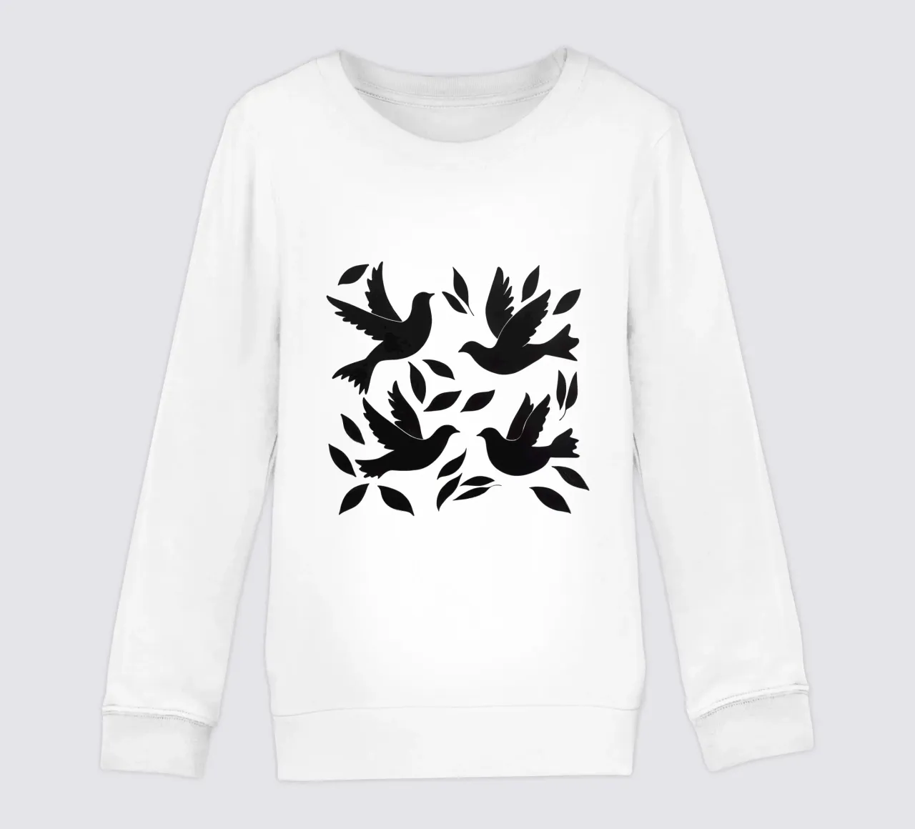 Design Pattern colombes de la paix sweat enfant de Autofocus