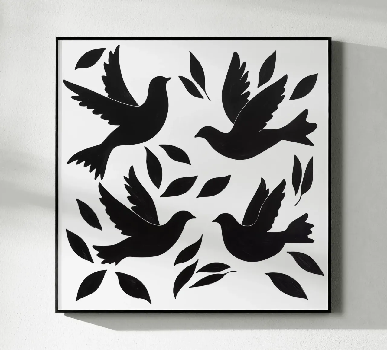 Peace Doves Design Pattern Acryl-Glas von Autofocus