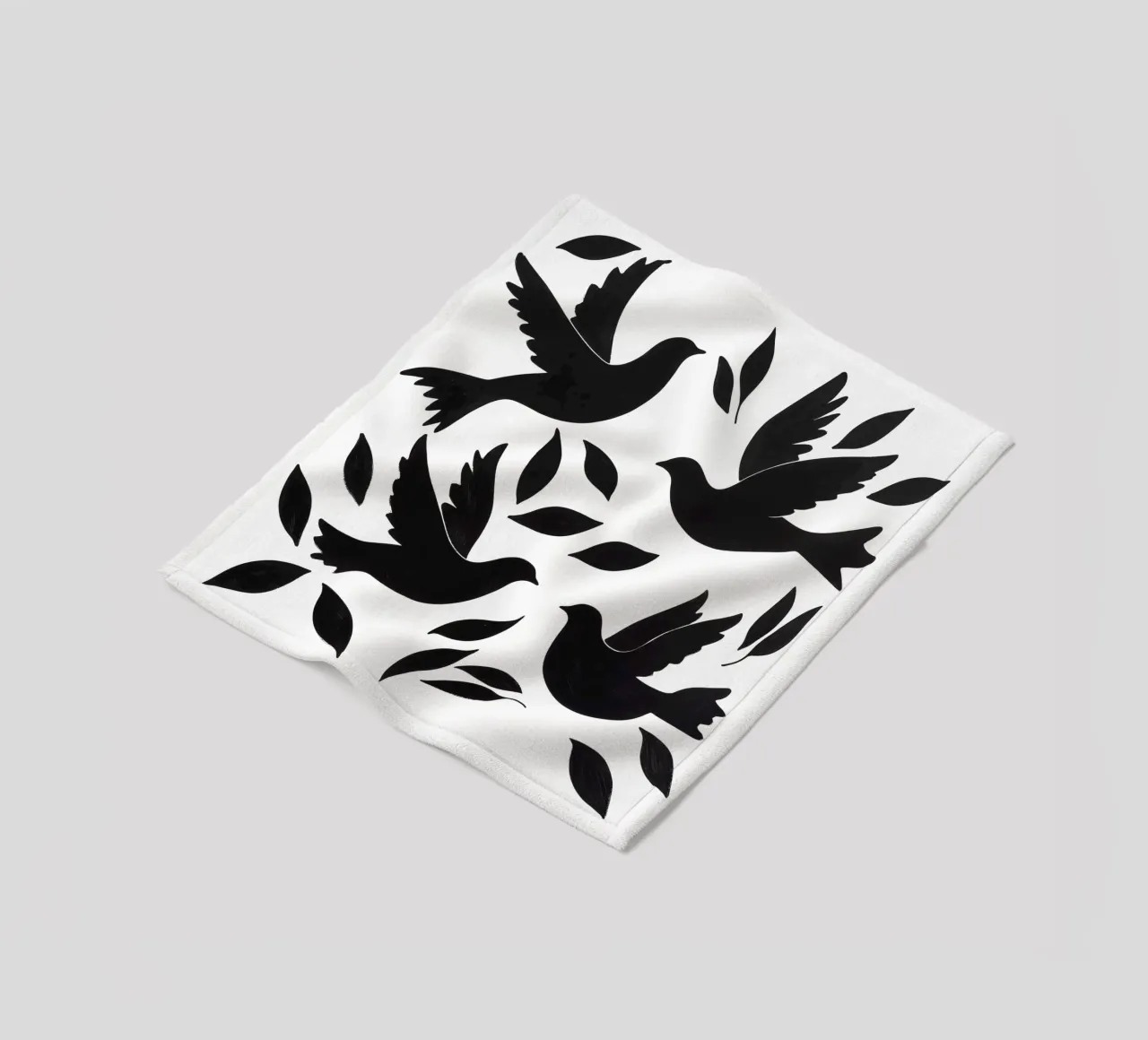 Friedens-Tauben Design Pattern Fleecedecke von Autofocus